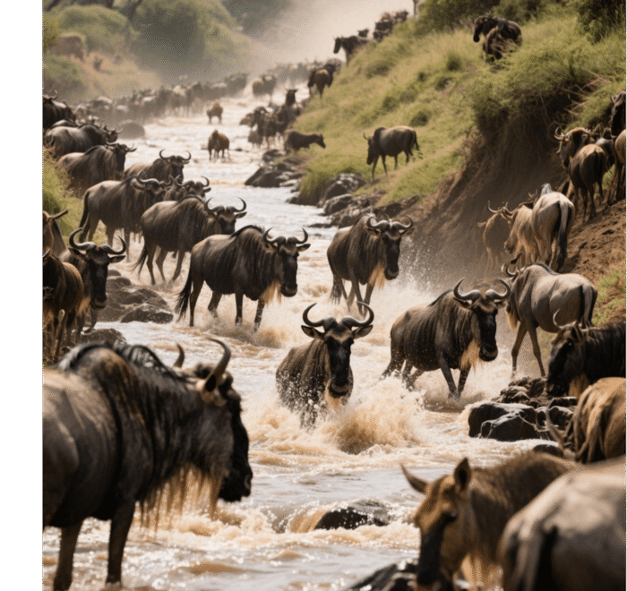 The Great Migration 2025: Wildebeest on the Move